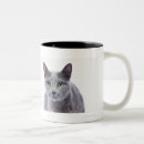 Recherche de russe bleu tasses Félin