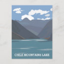 Recherche de montagnes cartes postales Illustration