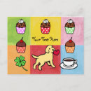 Recherche de coeur jaune cartes postales Kawaii