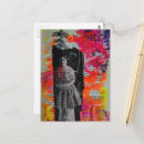 Recherche de fleurs vintage cartes postales Collage
