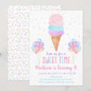 Recherche de crème glacée pastel invitations Arc en ciel pastel