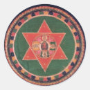 Recherche de divinité autocollants Méditation