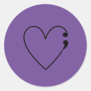 Zoek naar puntkomma stickers Zelfmoordpreventie