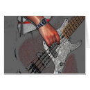 Recherche de guitare rouge vœux cartes Vert