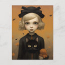 Recherche de fille de chat cartes postales Fantôme
