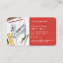 Zoek naar bouw manager visitekaartjes Architect