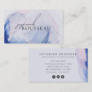 Recherche de design intérieur cartes visite Customer