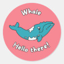 Recherche de illustration de baleine autocollants Mignon