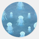 Recherche de méduse autocollants mignon