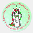Recherche de noël magique autocollants Vert