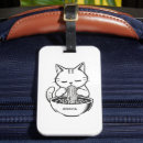 Recherche de nouille bagages étiquettes Chat