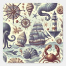 Recherche de illustration poulpe autocollants Vie marine