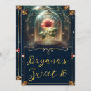 Recherche de enchanted rose invitations Élégant