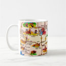 Recherche de carte vintage tasses Coloré