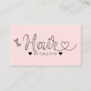Recherche de coeur rose cartes visite Customer