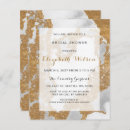 Zoek naar elegant gold bridal shower invitations Stijlvol