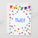 Recherche de confettis colorés invitations Parti