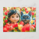 Recherche de jolie fille cartes postales Printemps