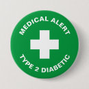 Recherche de alerte médicale badges Diabétique