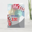 Recherche de joueurs de baseball vœux cartes Pour enfants