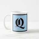 Recherche de majuscules tasses Alphabet