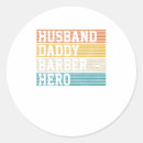Recherche de papa héros autocollants Rétro