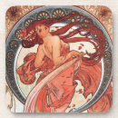 Recherche de mucha dessous de verres Vintage