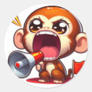 Zoek naar leuke aap stickers Schattig