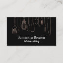 Recherche de ustensile de cuisine cartes visite Restauration