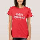 Recherche de les années 1960 tshirts Rétro