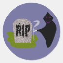 Recherche de cimetière halloween autocollants Faucheuse
