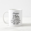 Recherche de argent noir tasses Anniversaire