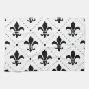 Recherche de fleur lis cuisine linges Noir et blanc