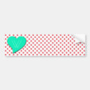 Recherche de coeur vert voiture autocollants Rose