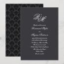 Recherche de damass invitations Noir