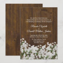 Recherche de gypsophila mariage invitations Élégant