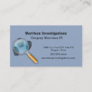 Recherche de enquête privée cartes visite Loupe