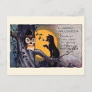 Recherche de poème halloween cartes postales Victorien