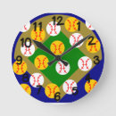 Zoek naar baseball decor klokken Blauw