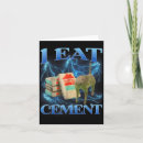 Recherche de ciment vœux cartes Je mange du ciment