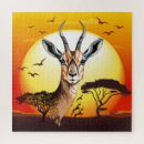 Recherche de gazelle puzzles Antilope