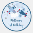 Zoek naar vliegtuig verjaardag stickers Baby shower