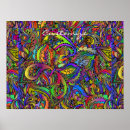 Recherche de hippie psychédélique art Rétro