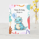 Recherche de jurassique vœux cartes Enfants