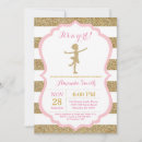 Recherche de fille de ballerine invitations Tutu mignon