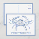 Recherche de crabe bleu cartes postales Côtier