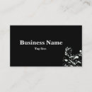 Recherche de chiropractie cartes visite Noir