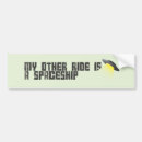 Recherche de vaisseau spatial voiture autocollants Drôle