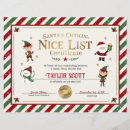 Zoek naar nice uitnodigingen Santa certificaat