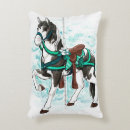 Recherche de cheval noir et blanc coussins Pour enfants